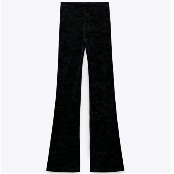 ♥️🇺🇸HP🇺🇸♥️ 𝗡𝗪𝗧 𝗭𝗮𝗿𝗮 •  Wide Leg Velvet Trousers - Picture 7 of 12